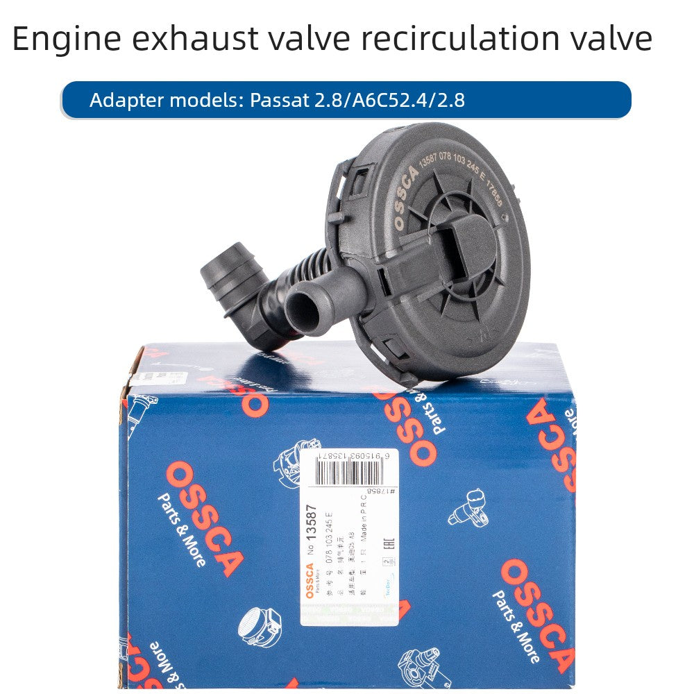 Exhaust Valve for Audi A6 C5 A6L & Passat B5 – 3.0 V6 Engine, Recycling Valve for 2.4/2.8L