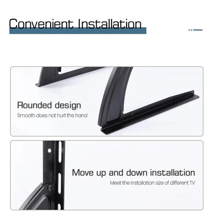 BEISHI Universal TV Stand for 14-42 Inch LCD/LED/OLED Flat & Curved Screens – Tabletop Pedestal Mount Bracket