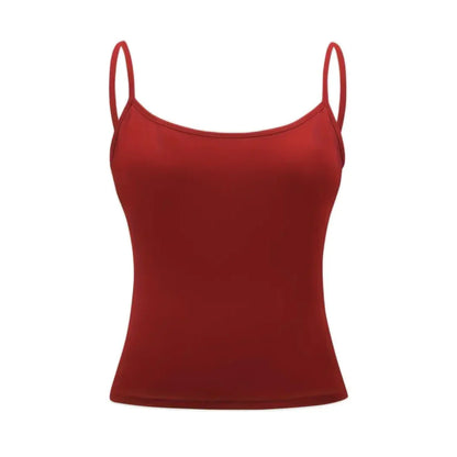 Women’s Slim Strap Tank Top – Breathable Summer Sleeveless Casual Top