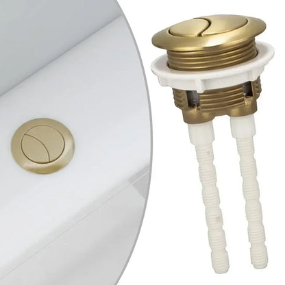 38mm Brushed Brass Toilet Flush Cistern Button – High-Quality DIY & Professional Use