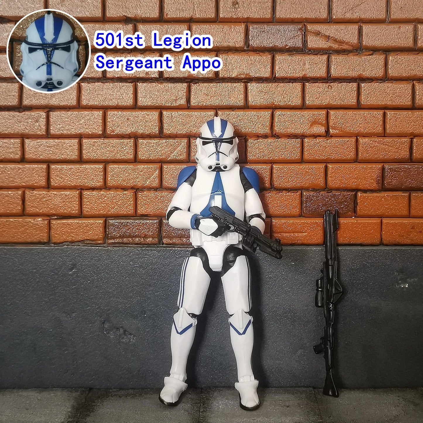 Star Wars 3.75" Clone Trooper Action Figure — 1/18 501st & 187th Legion REX ARF P1/P2 Toy Model