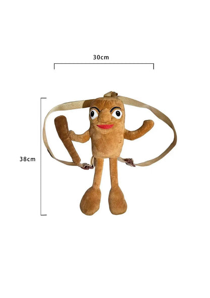 Tralalero Tralala Plush Toy – Tungtungtung Italian Brainrot AL Stuffed Soft Plush Doll, Backpack Accessory
