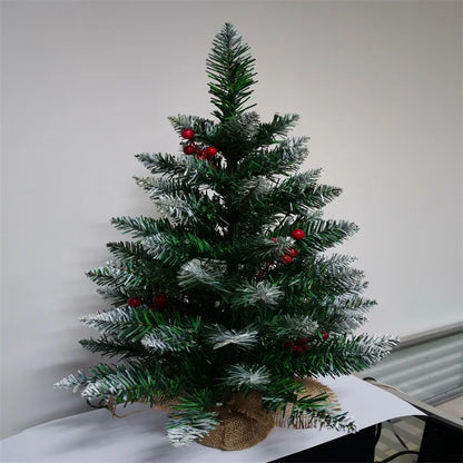 Mini Christmas Tree 45/60cm – PVC Tabletop Decorations for Family Christmas & Holiday Parties