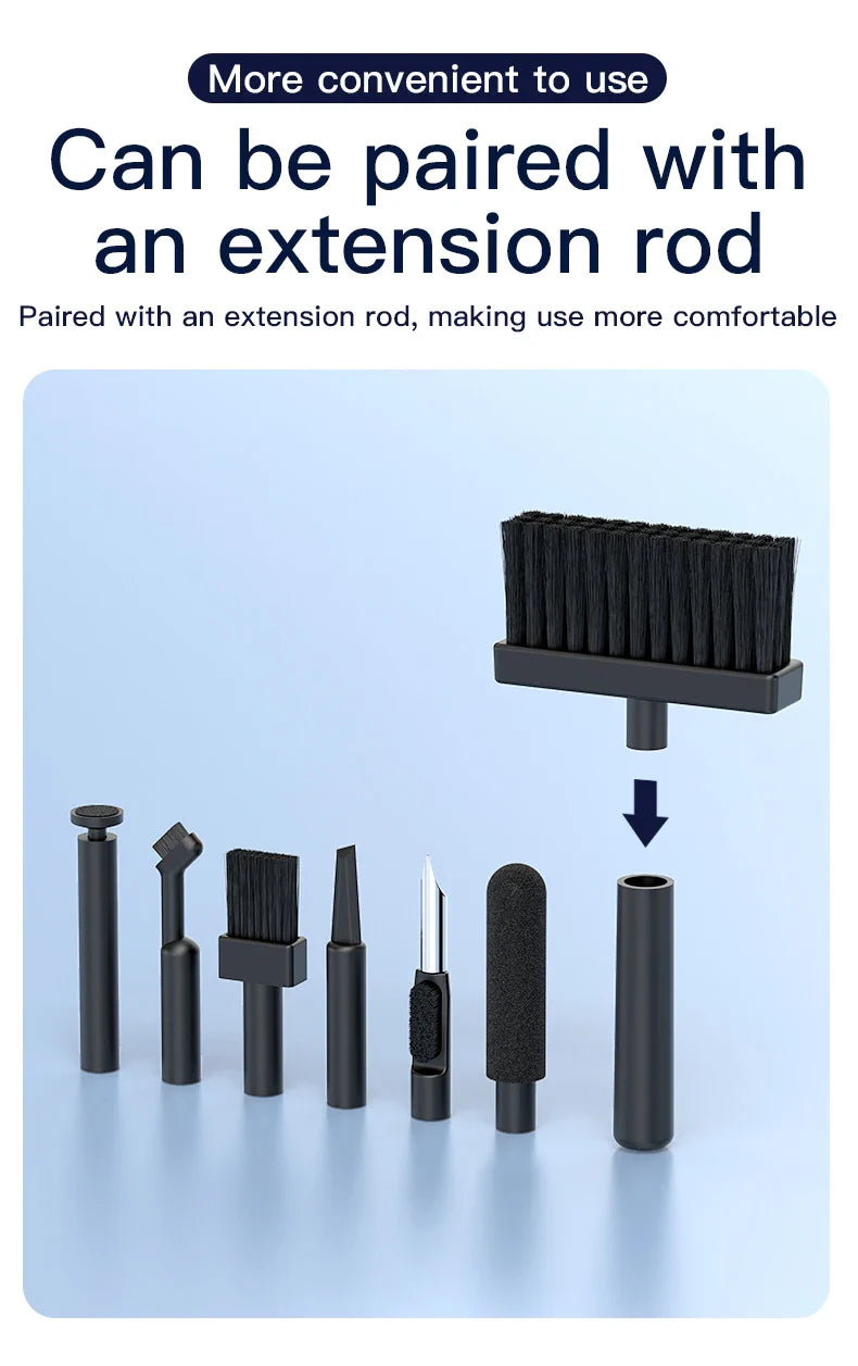 22-in-1 Digital Cleaning Kit – Phone, Camera, Laptop, Keyboard, Headset Brush & Screen Dust Cleaner Gift