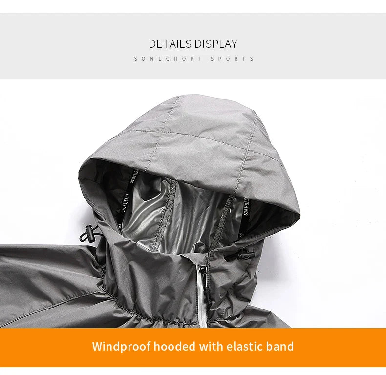 Unisex Sauna Suit Gym Set – Full Body Sweating Sportswear for Men & Women, Boxing, Running, Fitness & Weight Loss Tracksuit