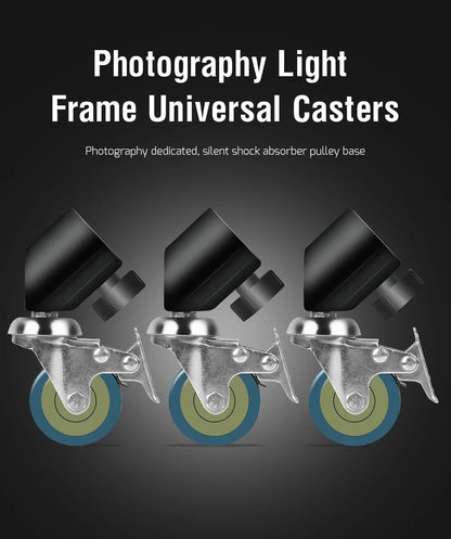 2.8M Stainless Steel Tripod Light Stand – Foldable Magic Leg C-Stand for Spot Light, Softbox, Photography Studio