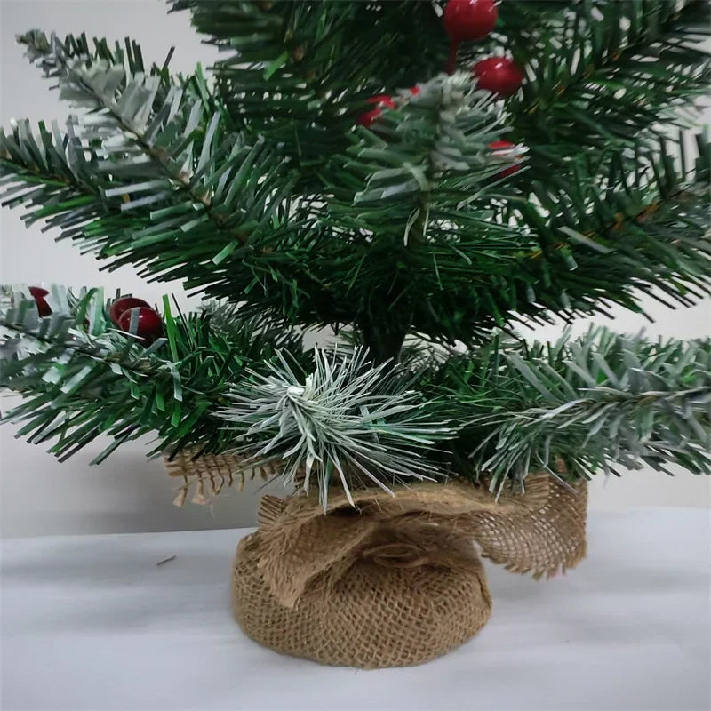 Mini Christmas Tree 45/60cm – PVC Tabletop Decorations for Family Christmas & Holiday Parties