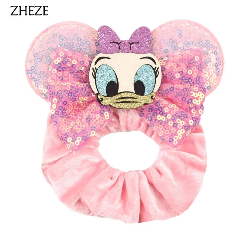 Velvet Mouse Scrunchies - Cute Elastic Ponytail Holders & Hair Accessories for Girls