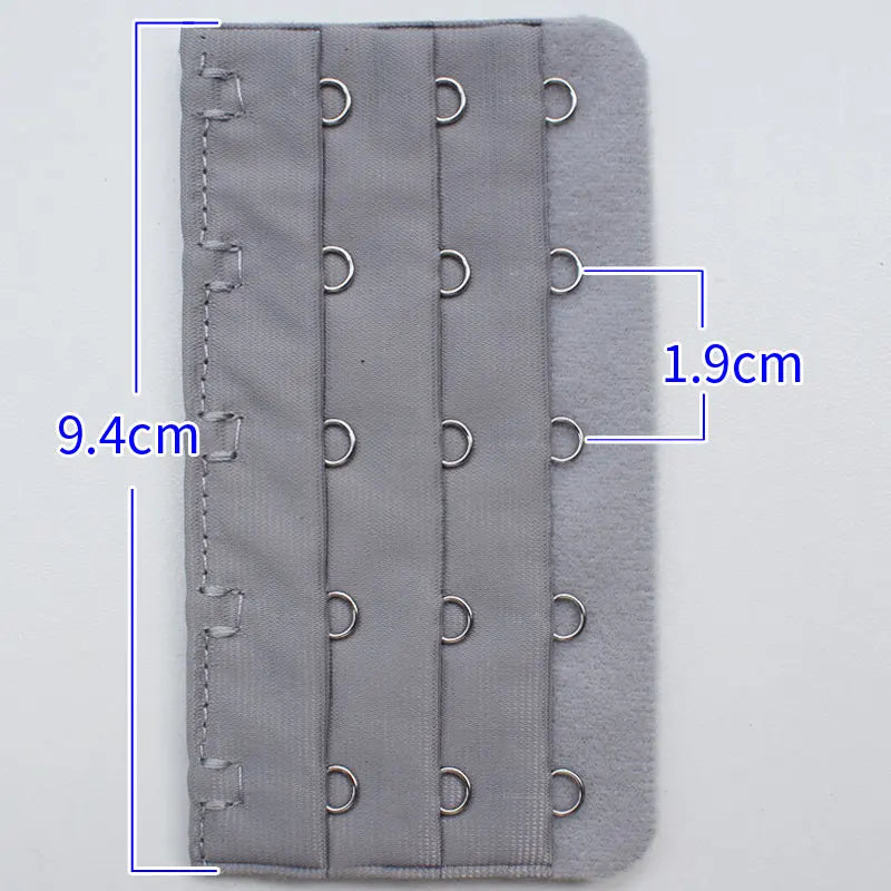 2PCS/4PCS Strap Extender Set – 3-Hook, 5-Row Adjustable Candy Color Bra Extenders for Women