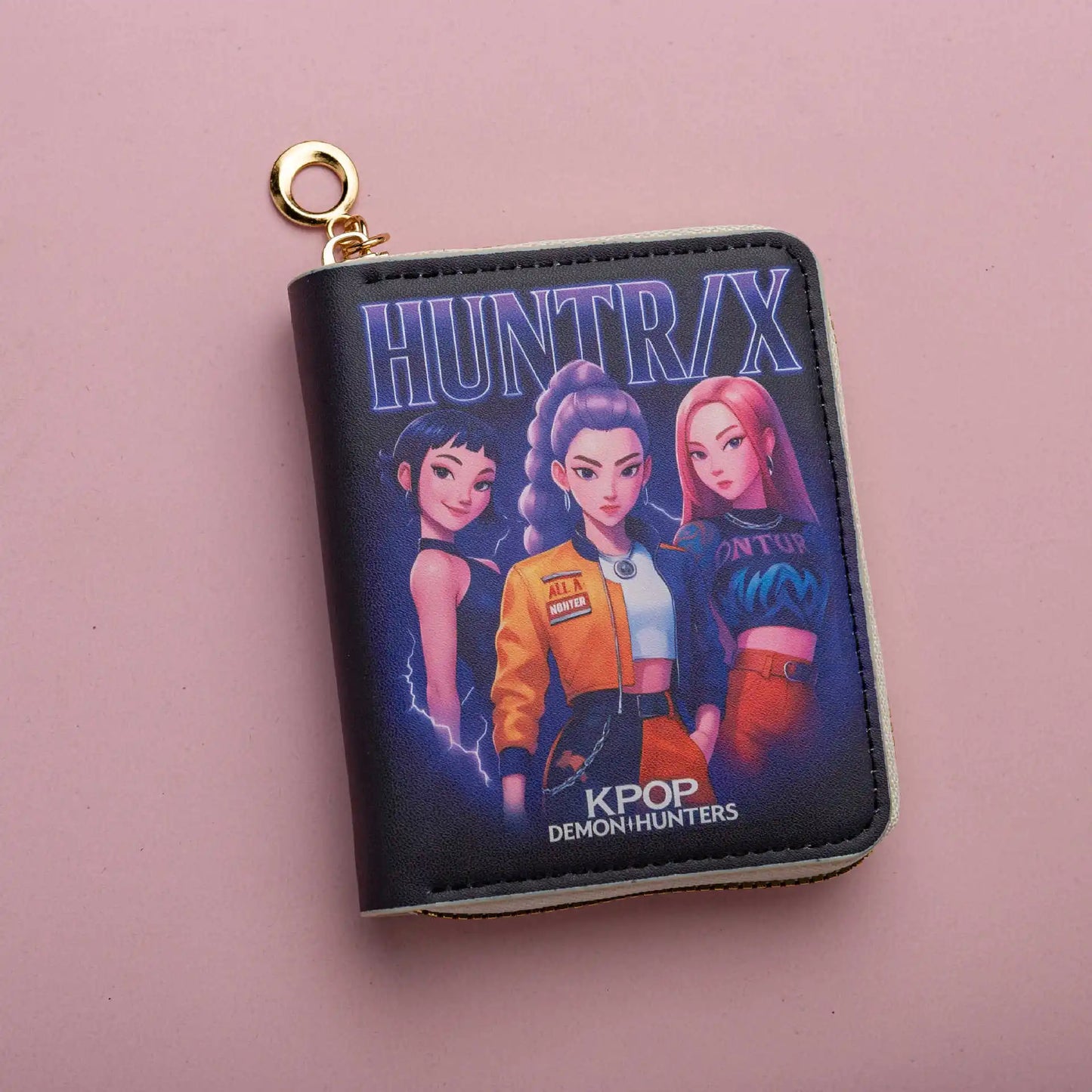 KPop Demon Hunters PU Women’s Wallet — Cartoon Coin & Card Holder, Portable Cute Rumi, Mira, Zoey Fan Gift Toy for Christmas