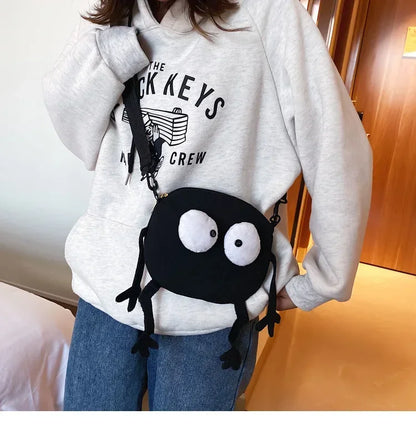 Personalized Canvas Small Shoulder Bag – Trendy Korean Style Crossbody Bag for Young Women Students