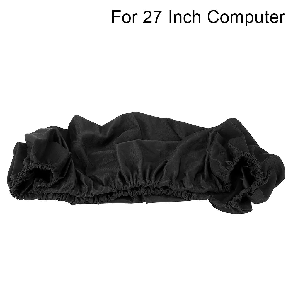 Computer Dust Cover — Flexible Polyester 27-Inch Monitor Protector, Dust-Proof Cover for iMac, MacBook Pro, Air