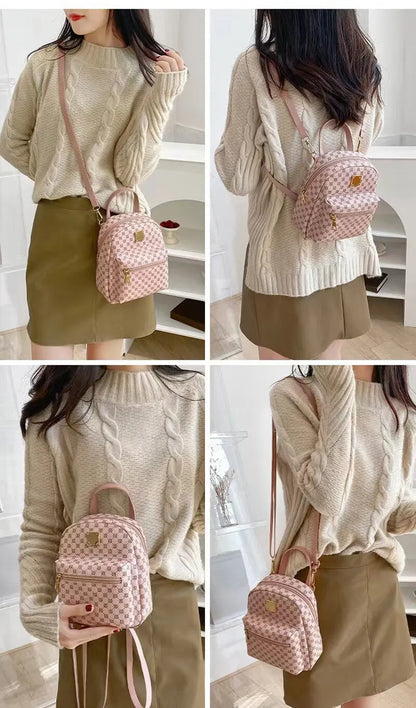 Classic Women’s Backpack – Fashionable School & Daily Shopping Bag for Girls