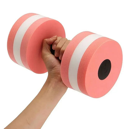 Multicolor EVA Water Dumbbells – Floating Pool Exercise Aquatic Fitness & Aerobic Training Equipment