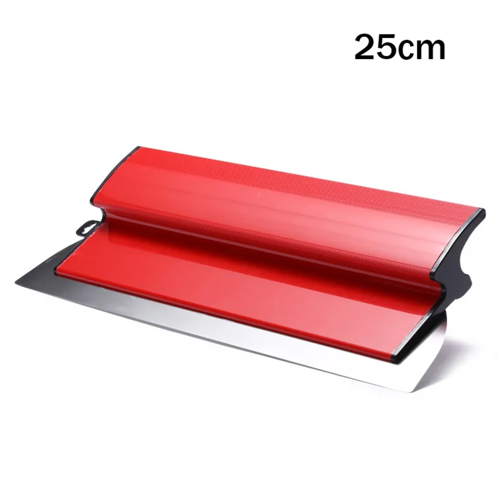 25cm/40cm Drywall Smooth Trowel Brush — Flexible Blade Spray Paint Finishing Putty Building Wall Material Tool