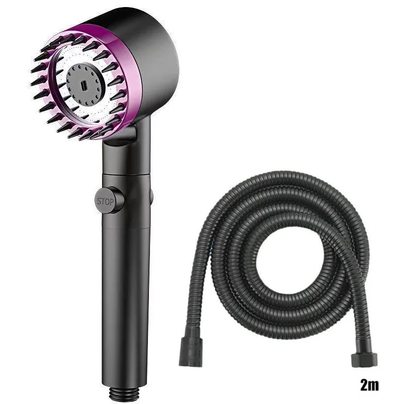 Shower Filter with 4 Modes – Head Massage Showerhead Replacement for Shower Knobs & Bathroom Fixtures