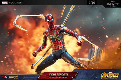 ZD Toys Spider-Man No Way Home 1/10 Action Figure – Peter Parker Gold Black Red Marvel Legends Collectible Toy