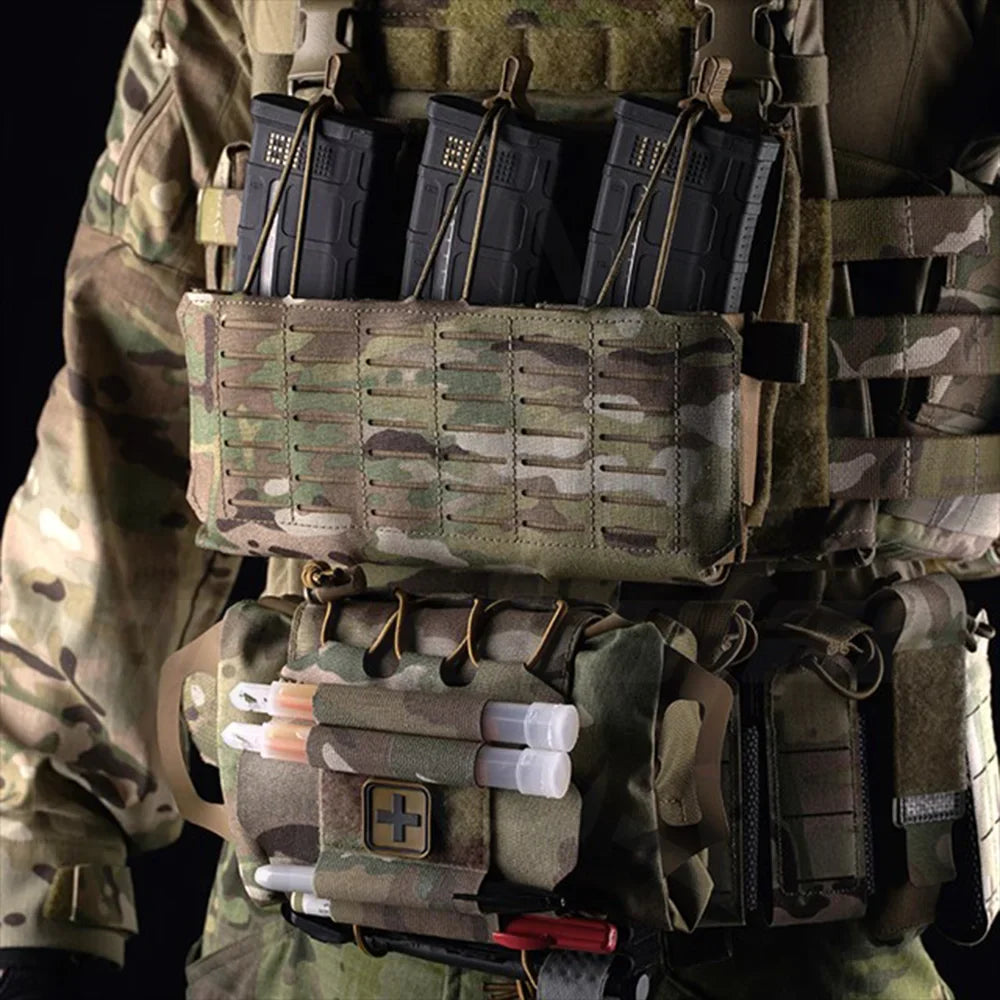 OphidianTac Outdoor First Aid Bag – Rapid Deployment Medium IFAK MOLLE Medical Pouch for Hunting Vest Accessories