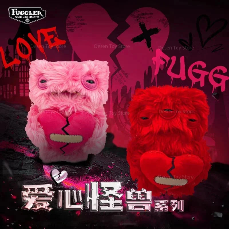 2025 Fuggler Plush Toy – Funny Ugly Monster Love Series, Wide-Eyed Alien Collectible for Kids