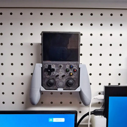 Gamepad Grip Handle for Anbernic RG353V/RG353VS, 3D Printed Palm Base, Display Table Hole Plate, Bracket Stand