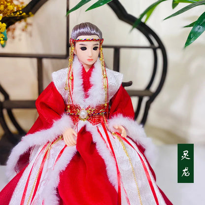 30cm 1/6 Prince Hero Man Doll – Chinese Ancient Costume Martial Arts Figure Desktop Decor Gift