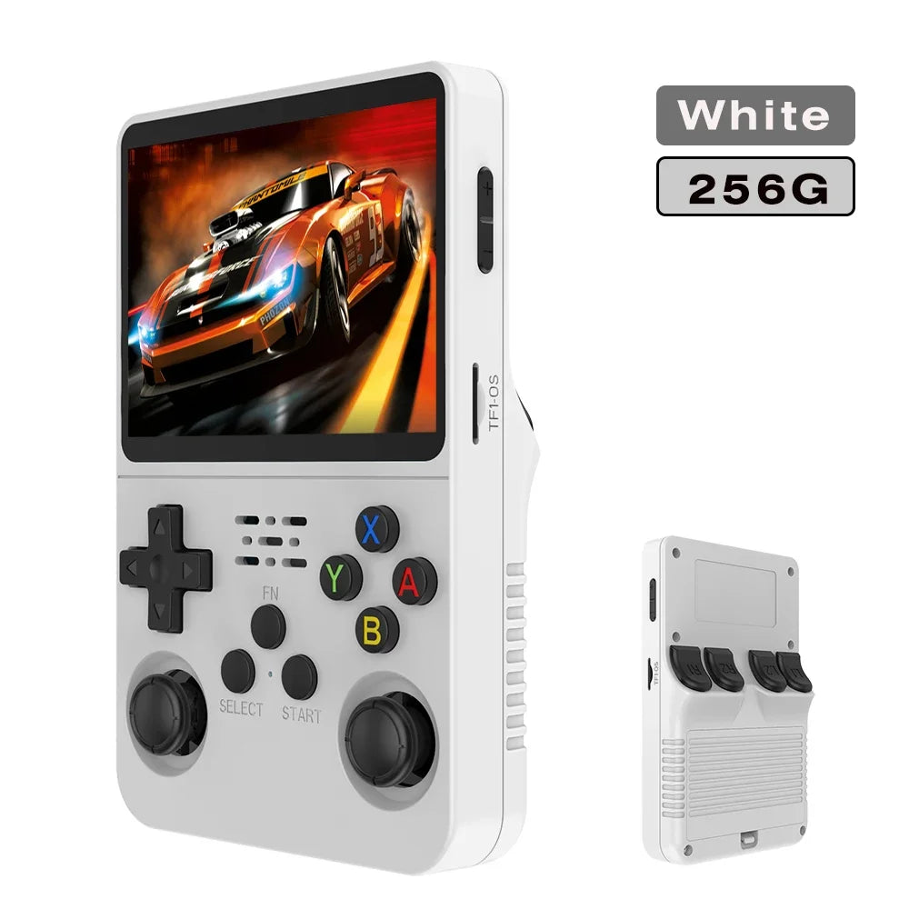Max 256GB Retro Handheld Game Console – Linux System, 3.5 Inch IPS Screen, Portable Video Player with 64GB/128GB Games