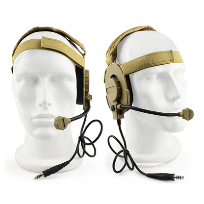 Tactical Bowman Elite II Headset – U94 PTT Communication Headphone for Kenwood & Baofeng UV-5R Radio Accessory