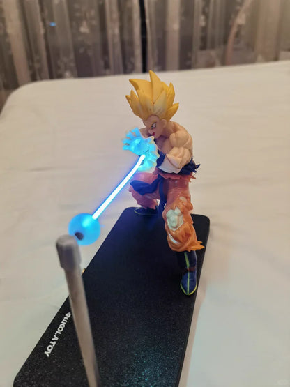 Rechargeable Dragon Ball Gogeta Lamp – Son Goku Kakarotto Kamehameha Wave Magnetic Anime Light