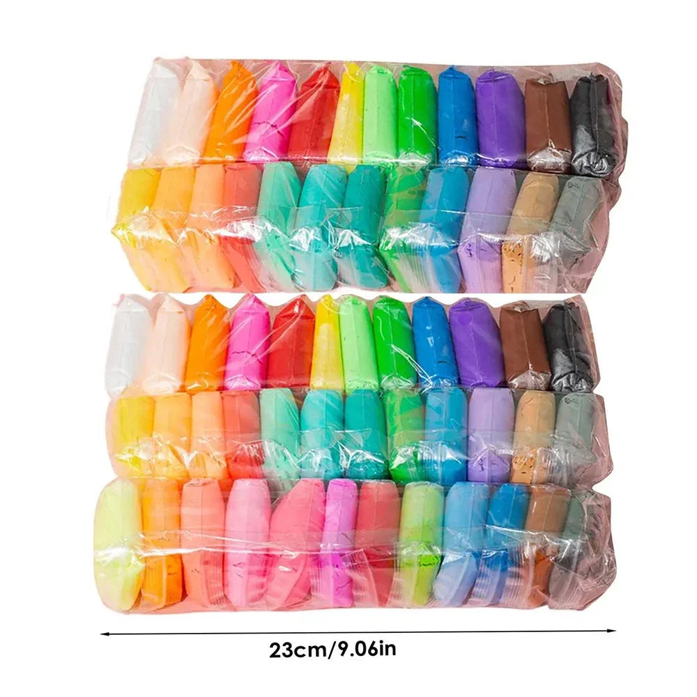 36-Color Air Dry Modeling Clay Kit - DIY Sculpting Set with Tools for Kids Ages 3-12