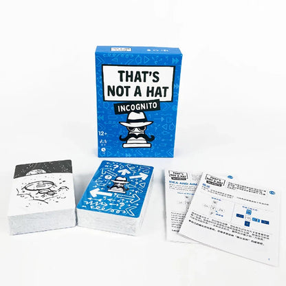Unique That’s Not a Hat Party Game – English Tabletop Card Game for 3-8 Players, Fun Family & Friends Board Game