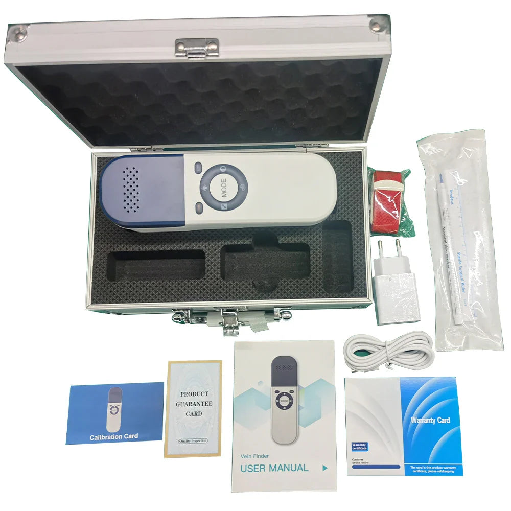 QV500 Rechargeable Vein Finder – Portable Infrared Medical Viewer for Nursing, Visible Vein Detection