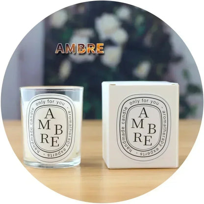 Romantic Transparent Scented Candle – Aromatic Gift Jar for Weddings & Special Occasions