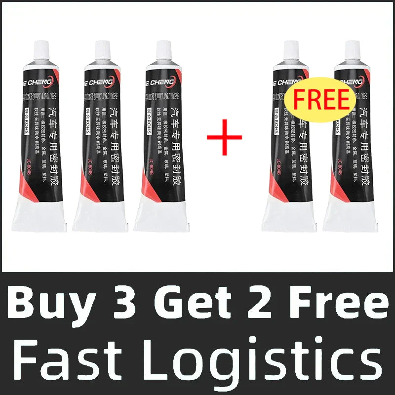 50ML Automotive Waterproof Sealant Glue – High Temperature Car Sunroof & Chassis Repair Adhesive for Sealing Strips & Components
