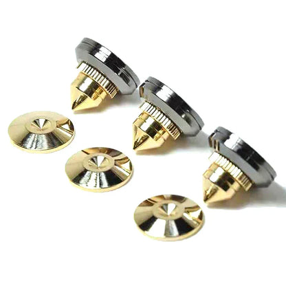 4PCS Speaker Stand Spikes — Shockproof Mount Nails & Pads for Loudspeaker Boxes