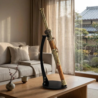 Vertical Katana Sword Display Stand – Samurai Saber & Demon Slayer Style Rack Holder for Home Decor & Collector Gift