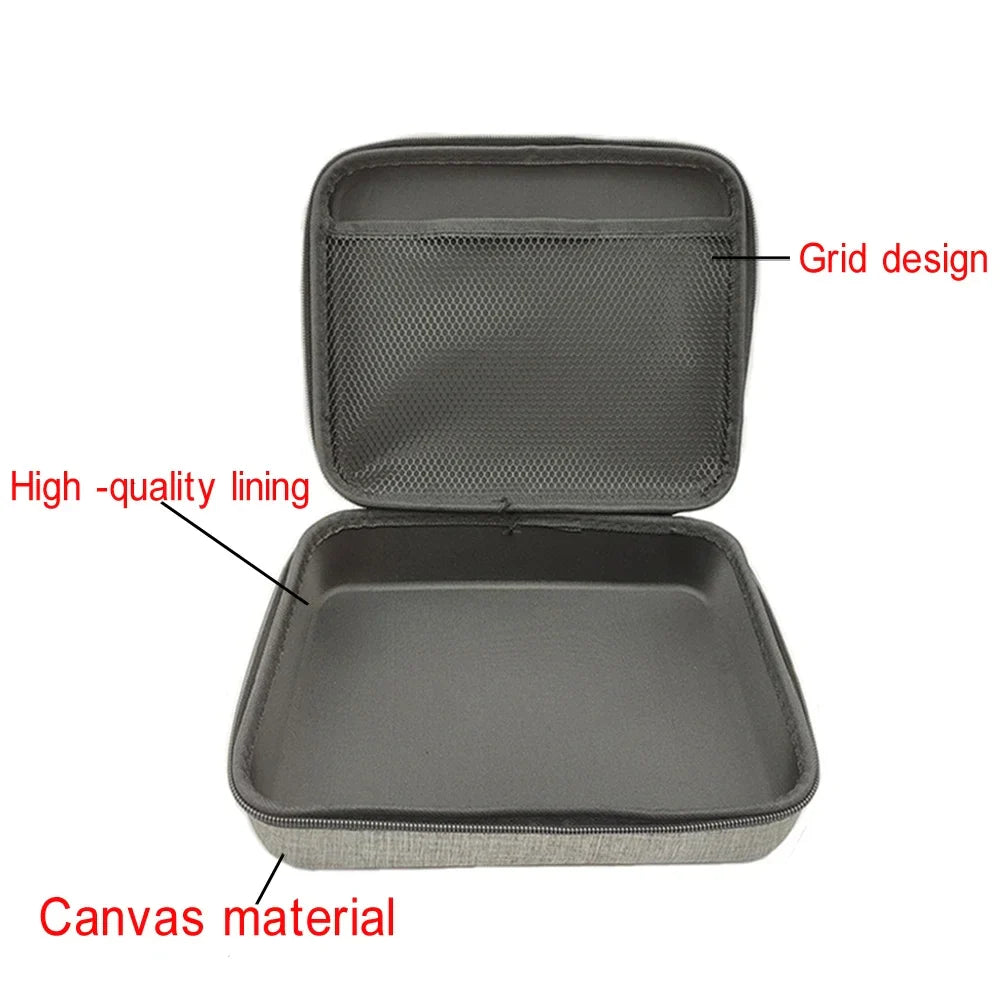 Multi-Size EVA Hard Storage Box - Shockproof Travel Zipper Bag for Earphone and Accessories, Outdoor Tools Organizer Case