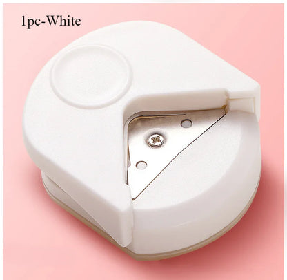 Portable Circle Cutter & Corner Rounder Machine – Button Maker Tool for Paper, Cards & Photos, Precision Corner Punching Craft Cutter for DIY Projects