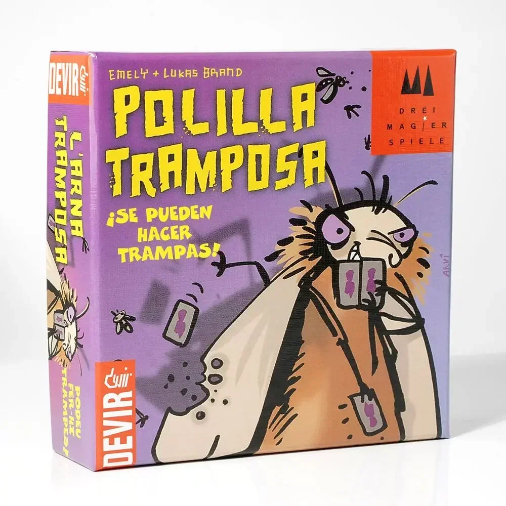 Mogel Motte Polilla Tramposa Card Game - Devir Game Moth Cheating, Royal Xiaoqiang Edition