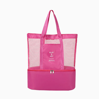 Multi-Functional Waterproof Bento Bag - Swimming, Travel Storage, Beach Bag, Insulated Double-Layer Picnic Ice Bag