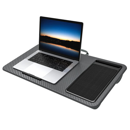 Lap Desk with Mouse Pad & Phone Holder – 21.1×12in Portable, Lightweight, Anti-Slip for Bed, Sofa, Couch