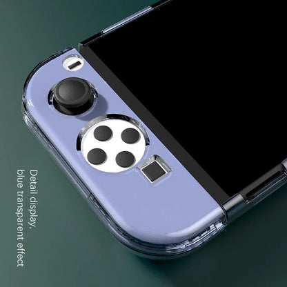 Transparent Protective Case for Nintendo Switch OLED — PC Shell Cover for Switch OLED Console