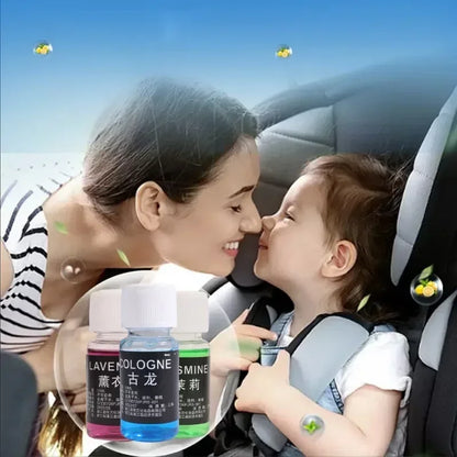 Air Freshener Car Perfume Refill - Natural Plant Essential Oil Aroma Diffuser, Fragrance Humidifier