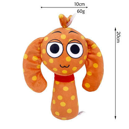 Sprunki Plush Toy Set Soft Cartoon Stuffed Animal Plush Dolls Collectible Fan Gift for Birthdays & Christmas