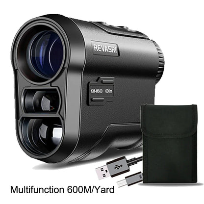 REVASRI Golf Laser Rangefinder – 600M Telescope with Flag-Lock, Slope Pin Distance Meter, 1000M Camouflage Hunting Monocular