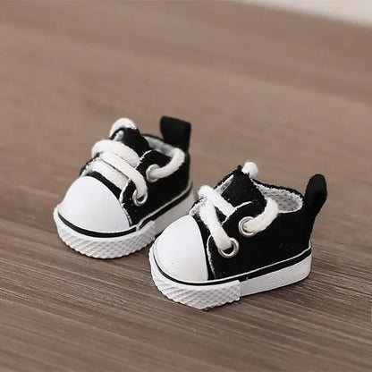 17cm LABUBU Cotton Doll Shoes - Casual Sports Footwear for Dolls, Accessories for Labubu Outfits (Only shoes)