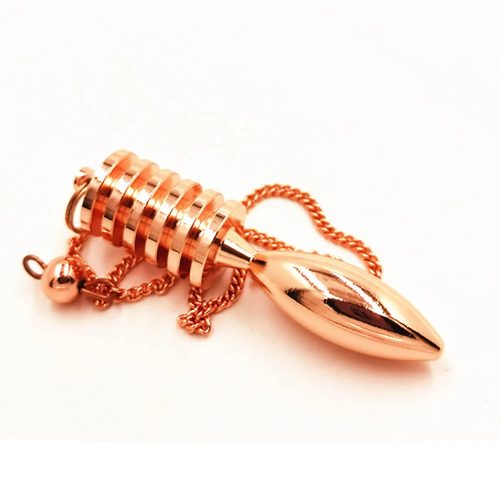 # Brass Isis Pendulum - Pointed Cone Dowsing & Divination Pendant