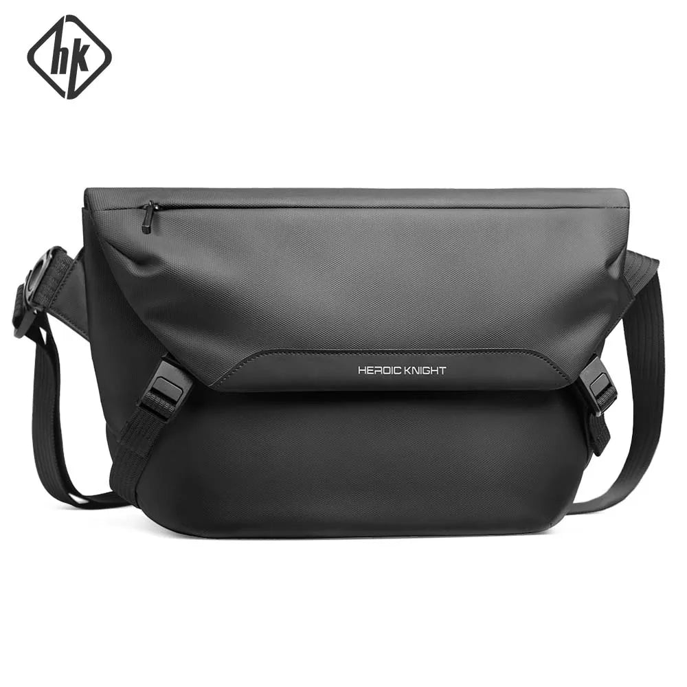 Water-Repellent Men’s Messenger Bag – Casual Crossbody Shoulder Bag Fits 11” iPad for Outdoor Cycling & Daily Use
