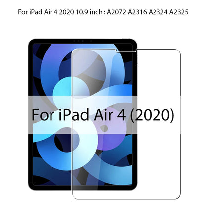 Tempered Glass Screen Protector for iPad A16 9th/10th Gen, Pro 13 M4, Air 11 M2/M3/5/4/3/2, Mini 6/7