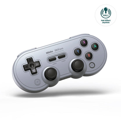8Bitdo SN30 Pro Bluetooth Wireless Gaming Controller – Hall Effect, Compatible with Switch, MacOS, Android, Raspberry Pi, Windows, and Steam