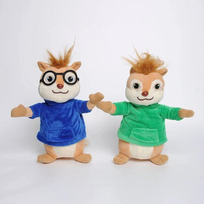 3PCS Alvin and the Chipmunks Plush Toys – 20CM Kawaii Stuffed Animals for Kids Christmas Gift